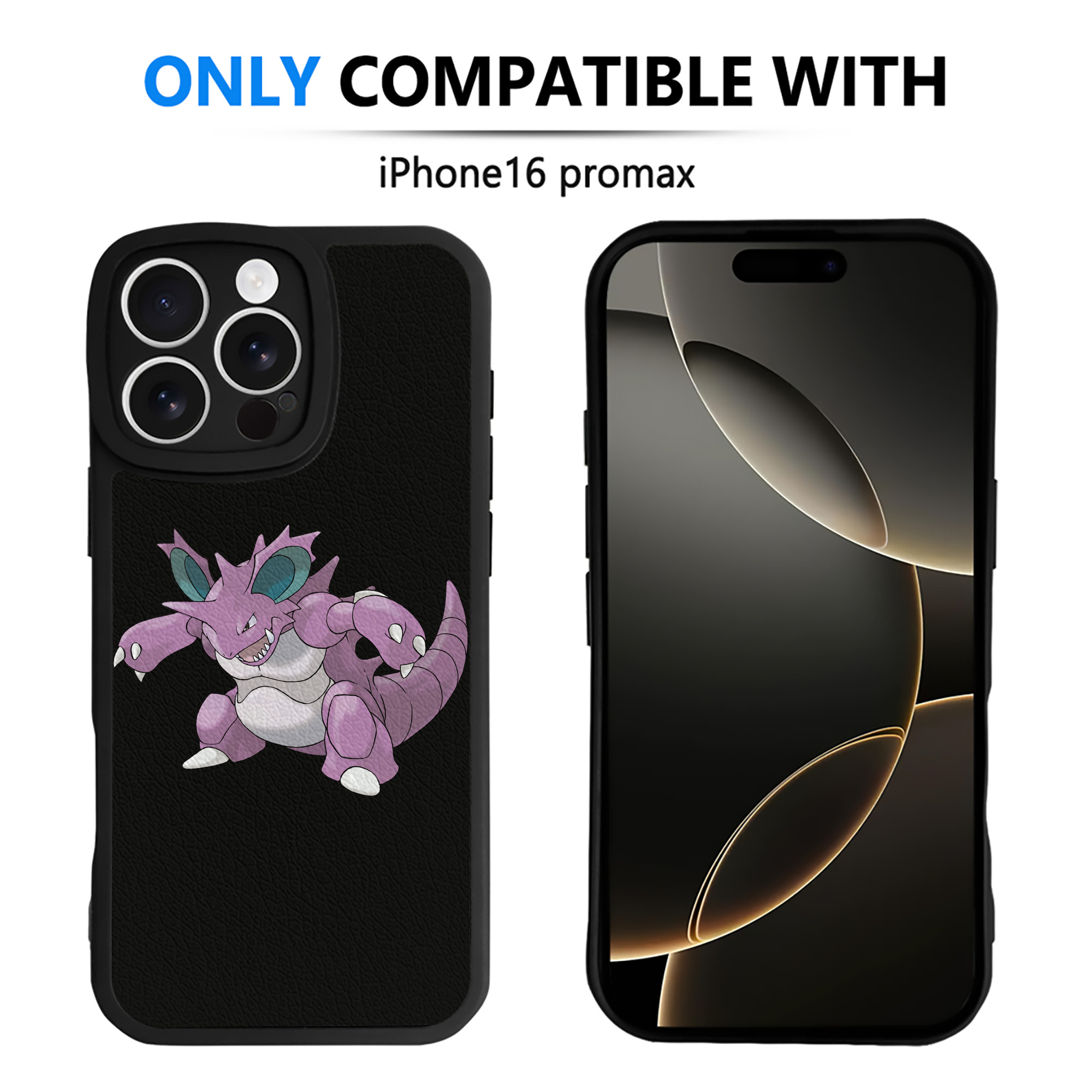 （画像用） ポケットモンスター Pokémon 【iPhone 16シリーズ対応】シリコンスマホケース（レザー調） 材質：シリコン